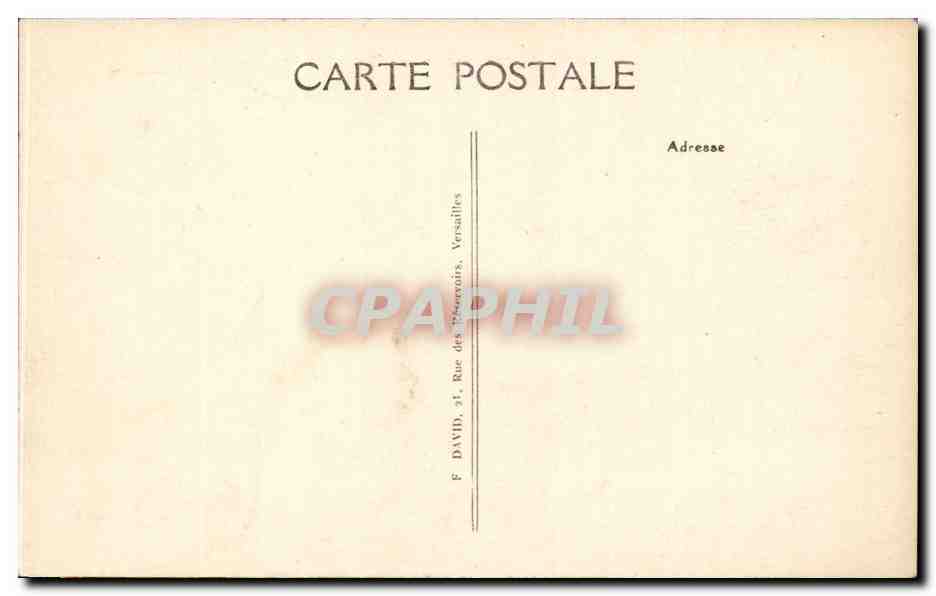 Foresta di Fontainebleau-Barbizon — Vista sui Rocci di Apremont e sulla Pianura — Editore F. David, Versailles — Verso