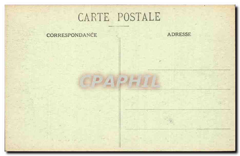Palais de Fontainebleau — L'Etang des Carpes — (S-M) n°54 — Verso