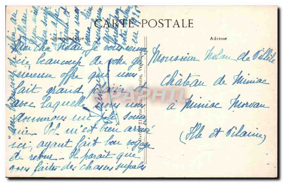 Palazzo di FONTAINEBLEAU — Studio dell'Abdicazione — n°58 — Verso