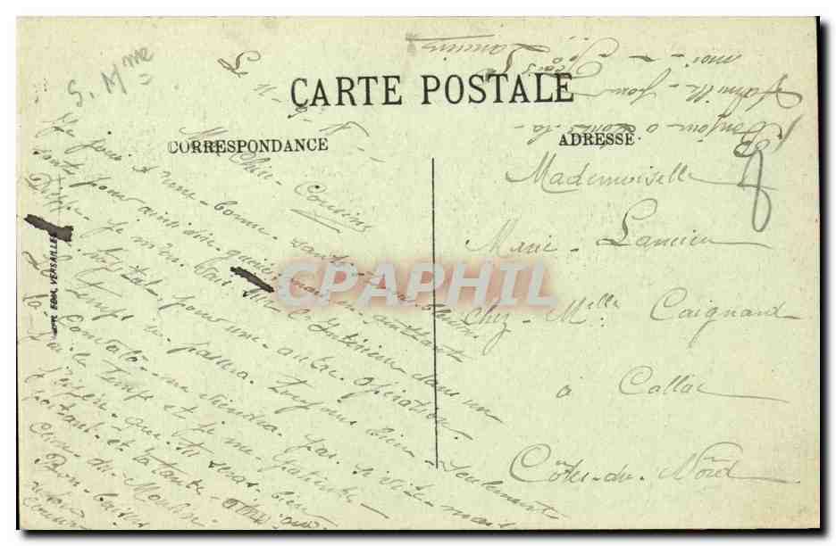 CPA Dieppe Le Pollet ( bateau ) — Verso