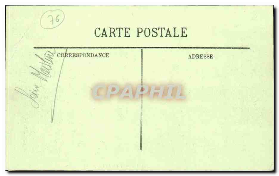 CPA Dieppe Le pont tournant du Pollet — Rückseite