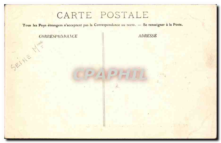 CPA Dieppe Le boulevard maritime vers le chateau Pecheurs — Rückseite