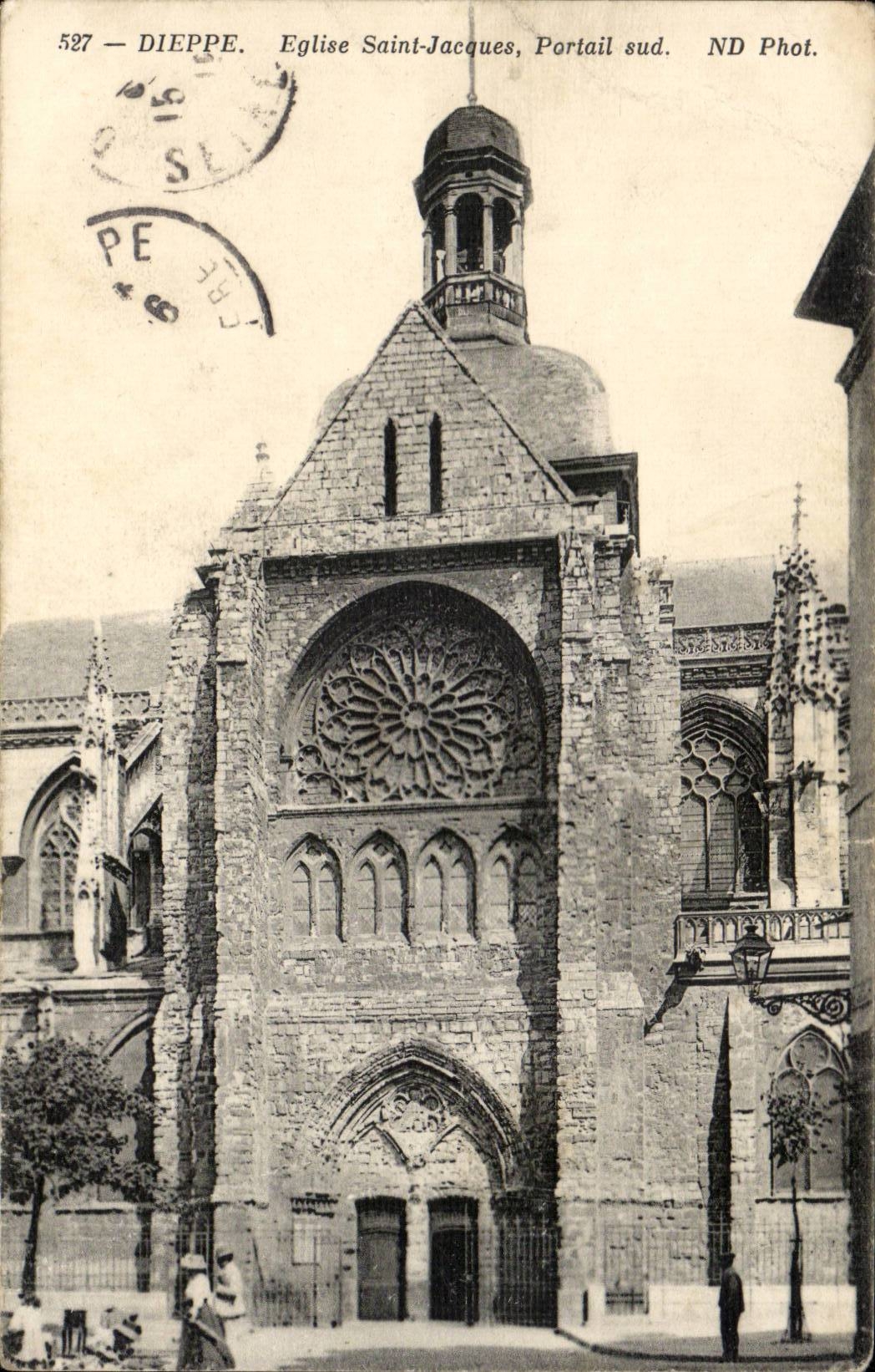 CPA Dieppe Eglise Saint Jacques Portail sud
