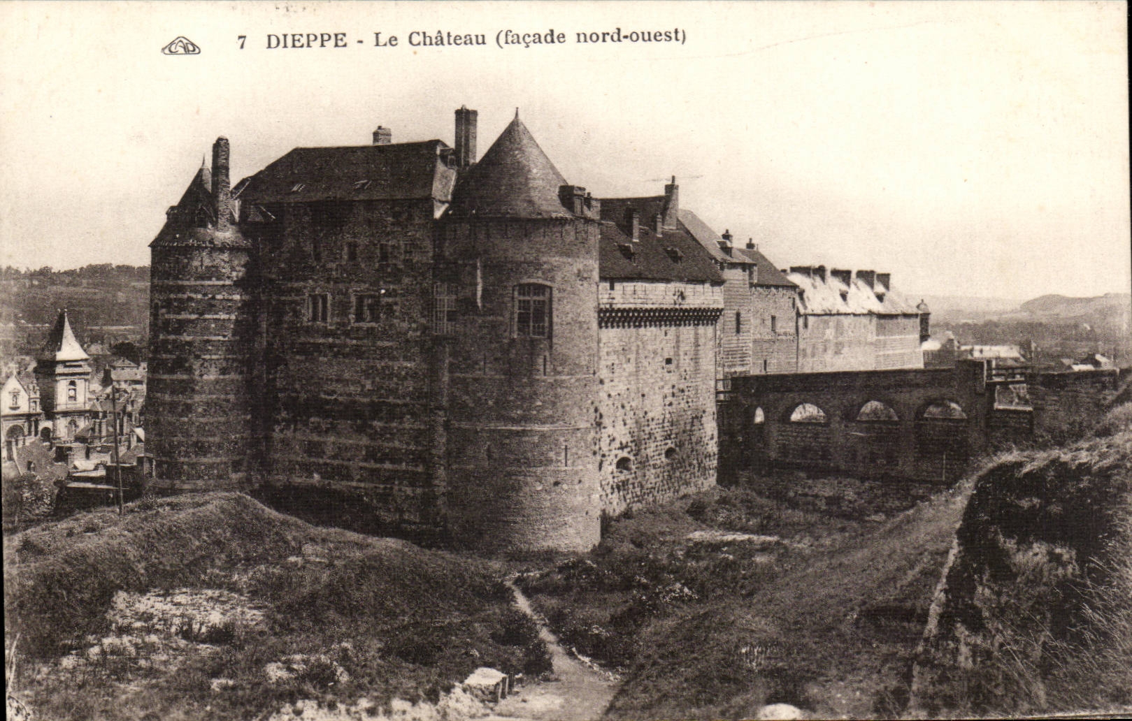 CPA Dieppe Le chateau