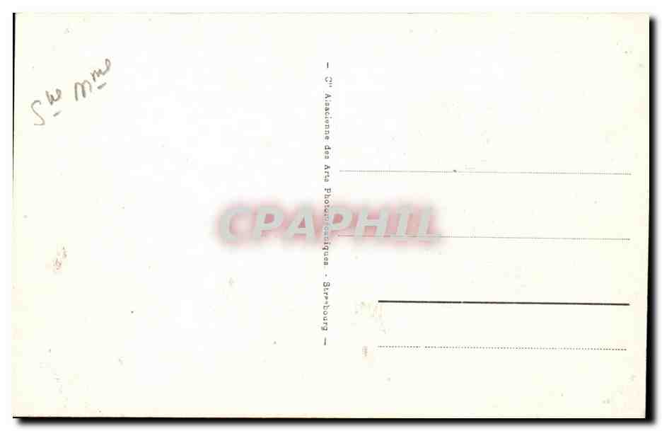 CPA Dieppe Le chateau — Verso
