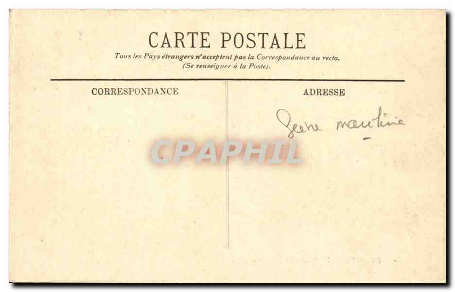 CPA Dieppe Le boulevard maritime — Verso