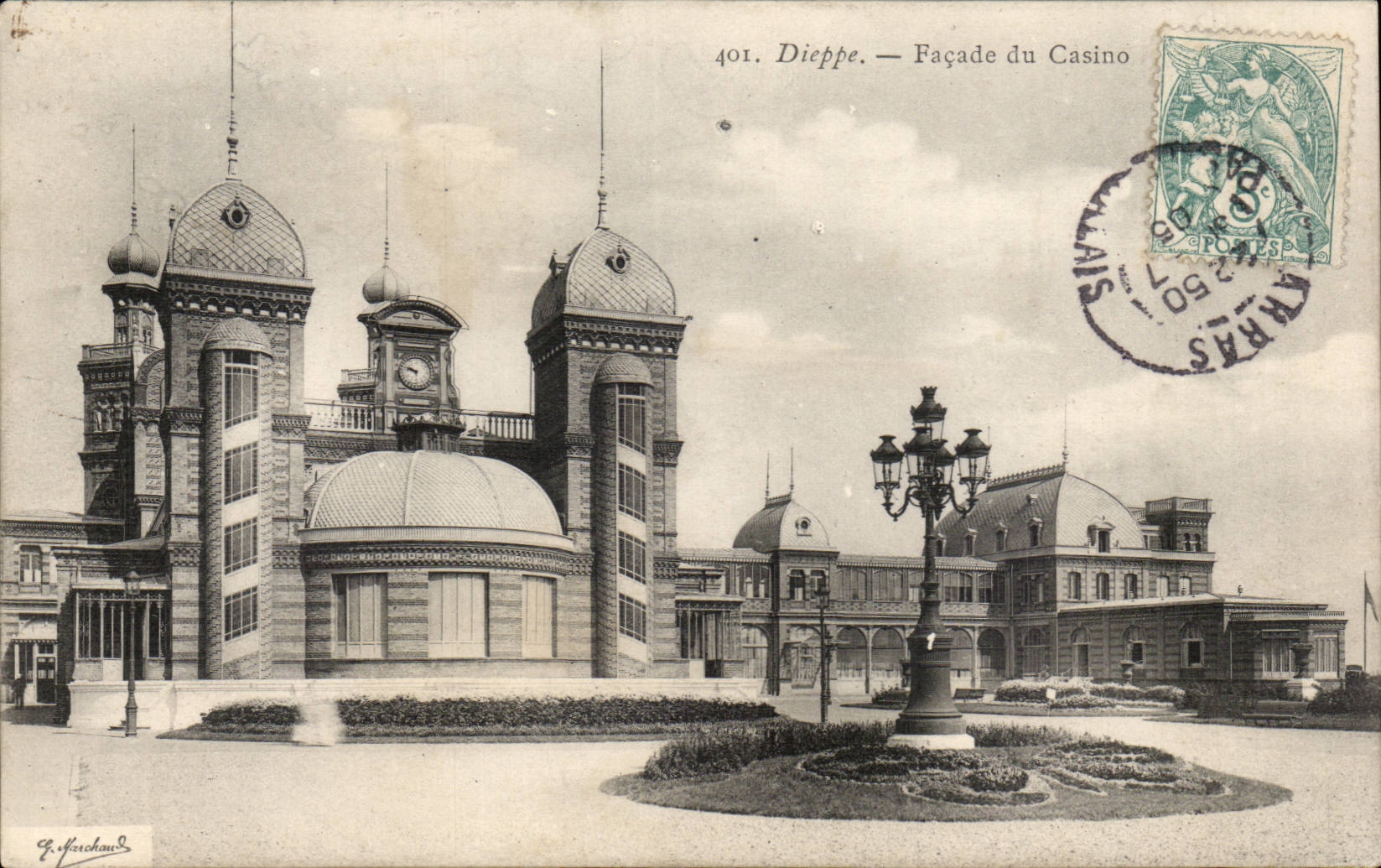 CPA Dieppe Facade du casino