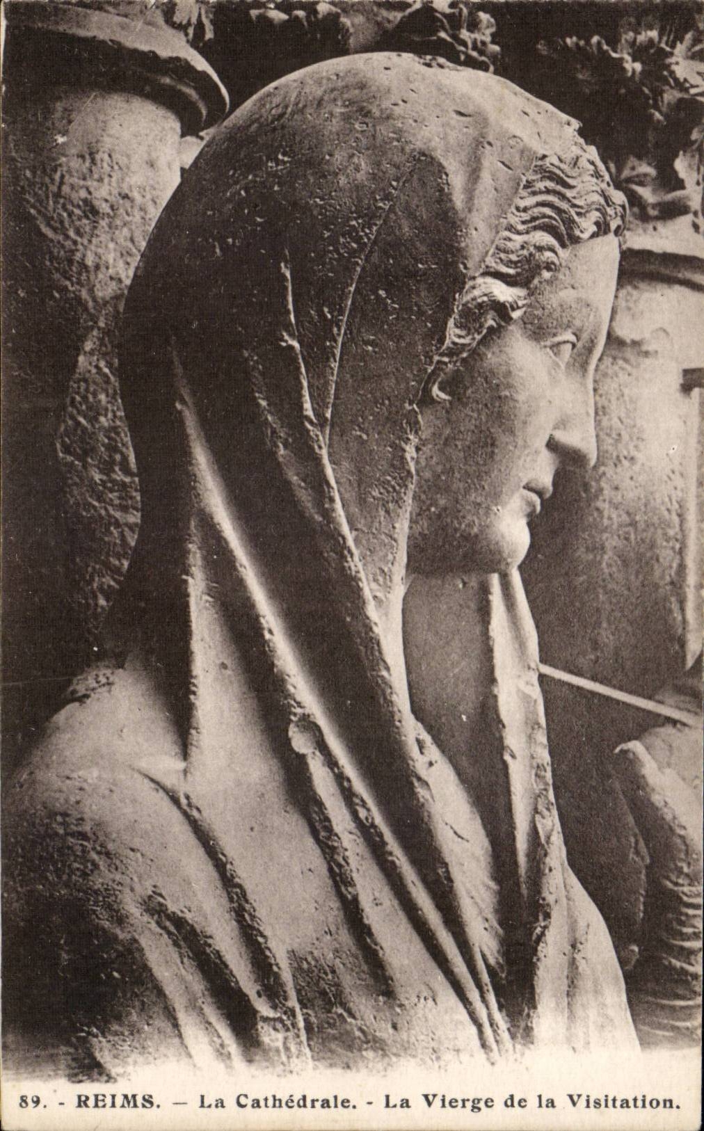 Reims — Die Kathedrale — Die Jungfrau der Visitation — A. Quenininal, n°89