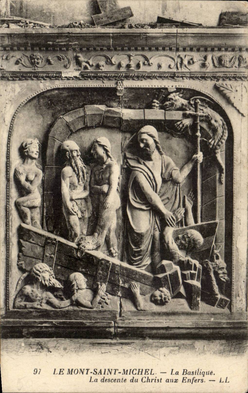 Le Mont-Saint-Michel — La Basilique — La descente du Christ aux Enfers — LL — n°97