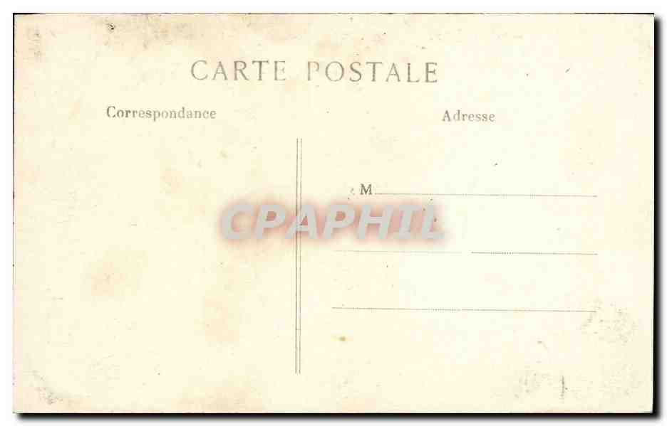 CPA Soissons Interieur de la cathedrale apres le dernier bombardement — Rückseite