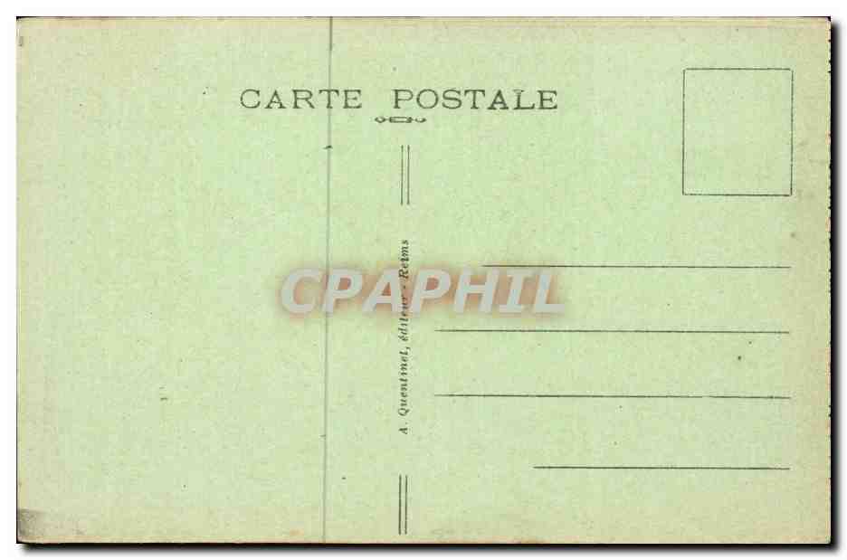 Reims - Das Rathaus, Verlag Quentinat, Nr. 130 — Rückseite