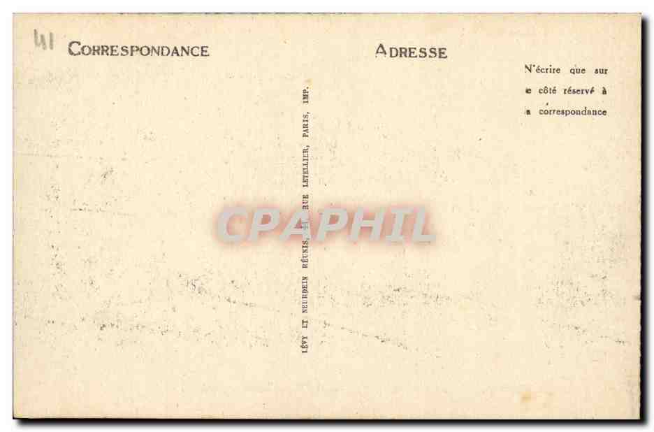 CPA Blois Le chateau La facade Francois 1er — Verso