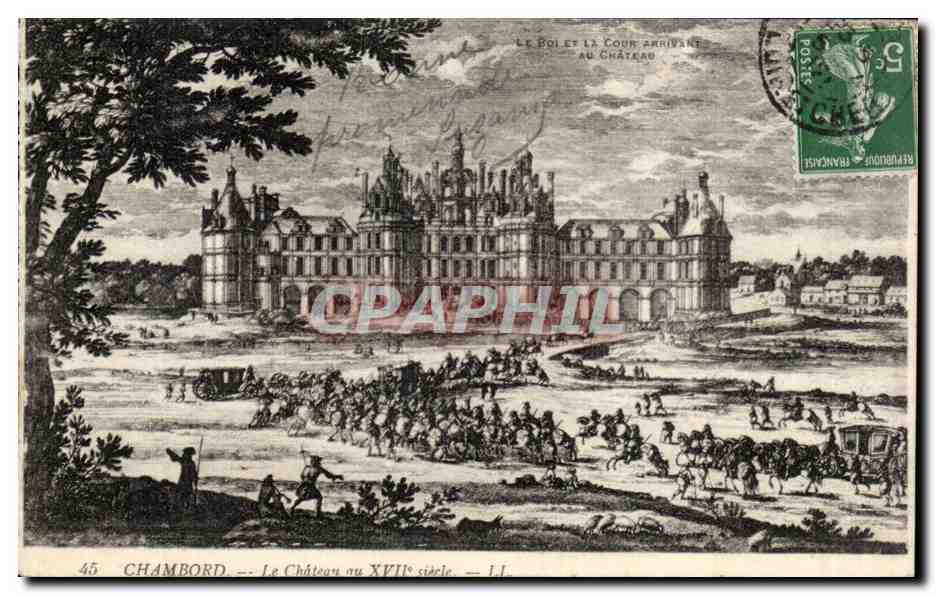 CPA Chambord Le chateau au 18eme