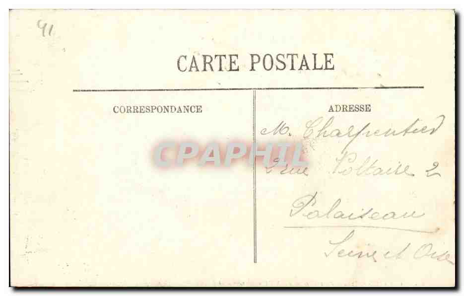 CPA Chambord Le chateau au 18eme — Rückseite