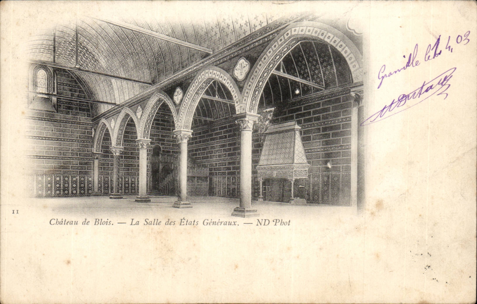 Château de Blois — La Salle des États Généraux — ND Phot