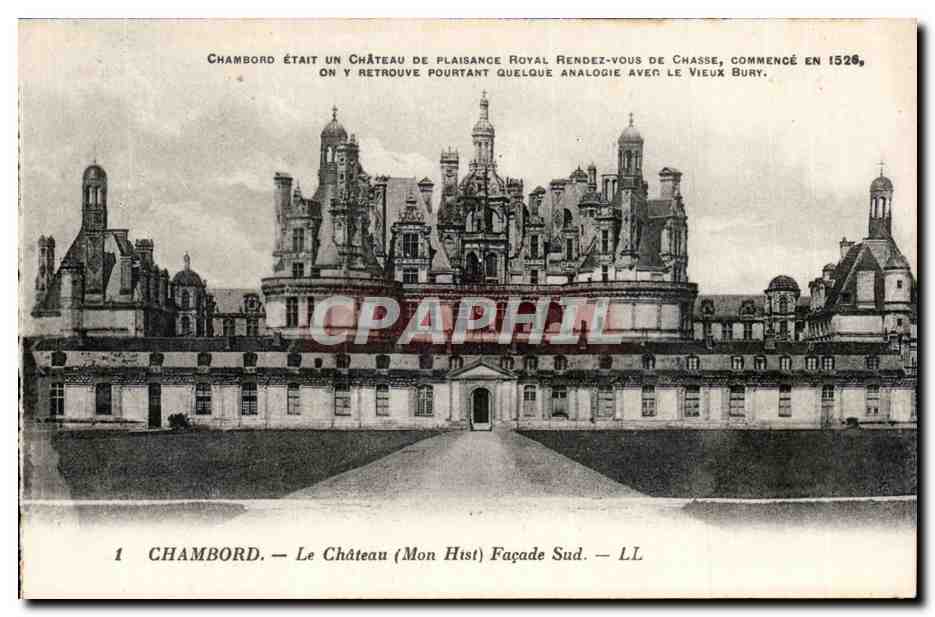 CPA Chambord Le chateau Facade Sud