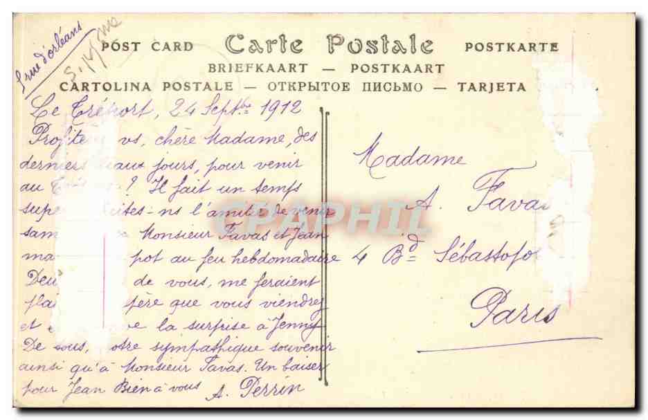Le Tréport — Le Port — ND Phol. — Verso
