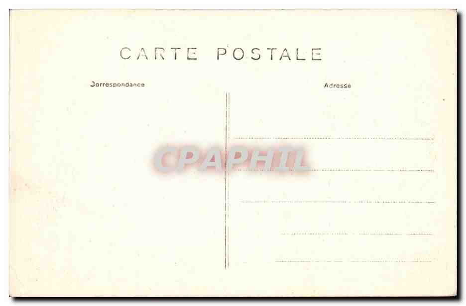 CPA Arc de triomphe — Rückseite