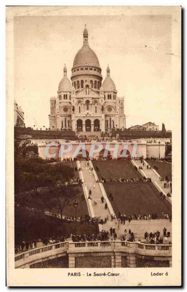 CPA Paris Sacre Coeur Montmartre 