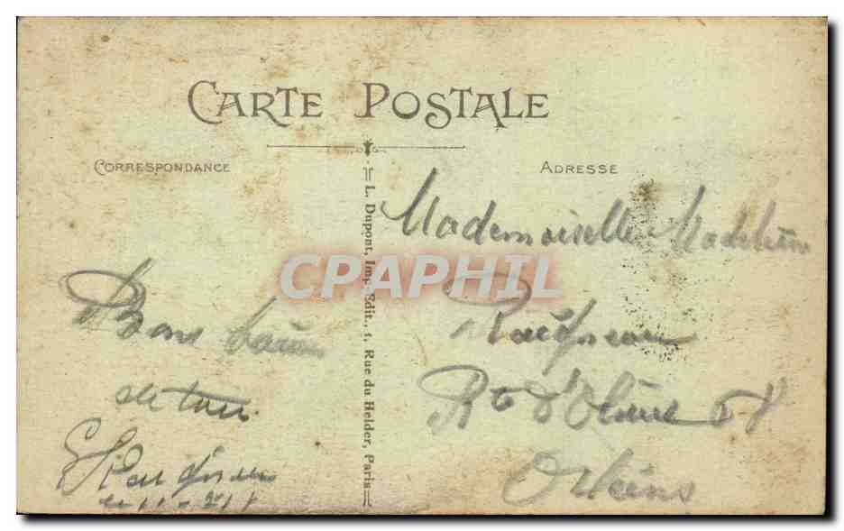 CPA Paris Sacre Coeur Montmartre  — Rückseite