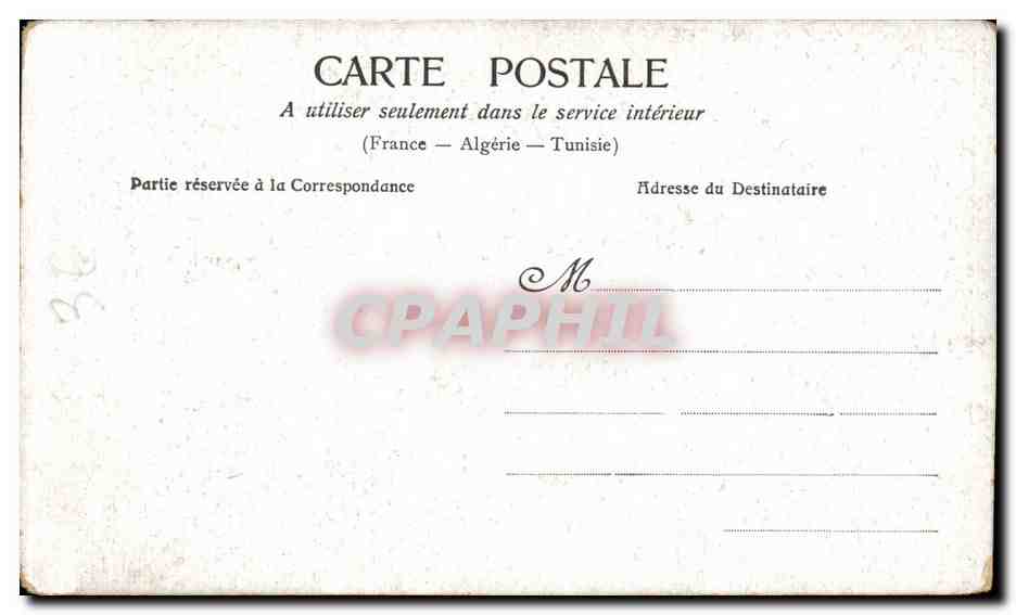 CPA FAntaisie Enfant Paradis — Rückseite