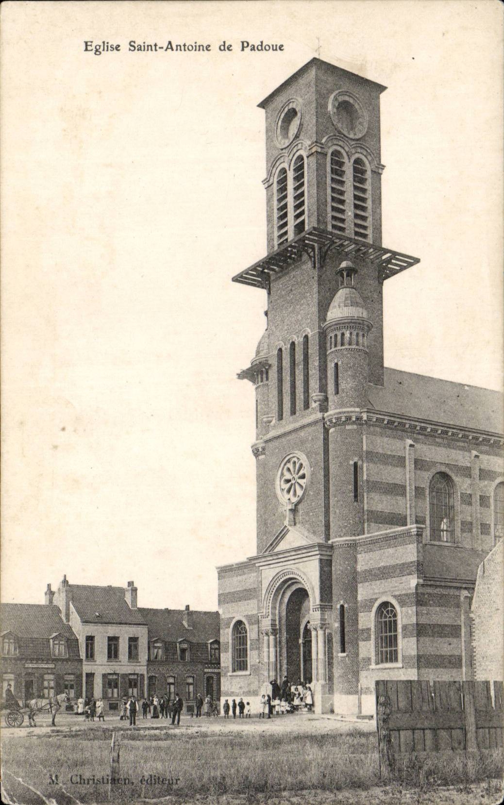CPA Eglise Saint Antoine de Padoue