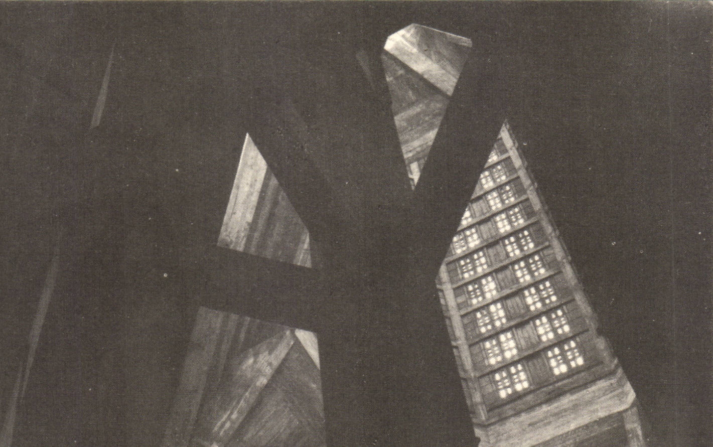 CPA Le Havre Eglise St Joseph Un detail des piliers et des poutres maitresses