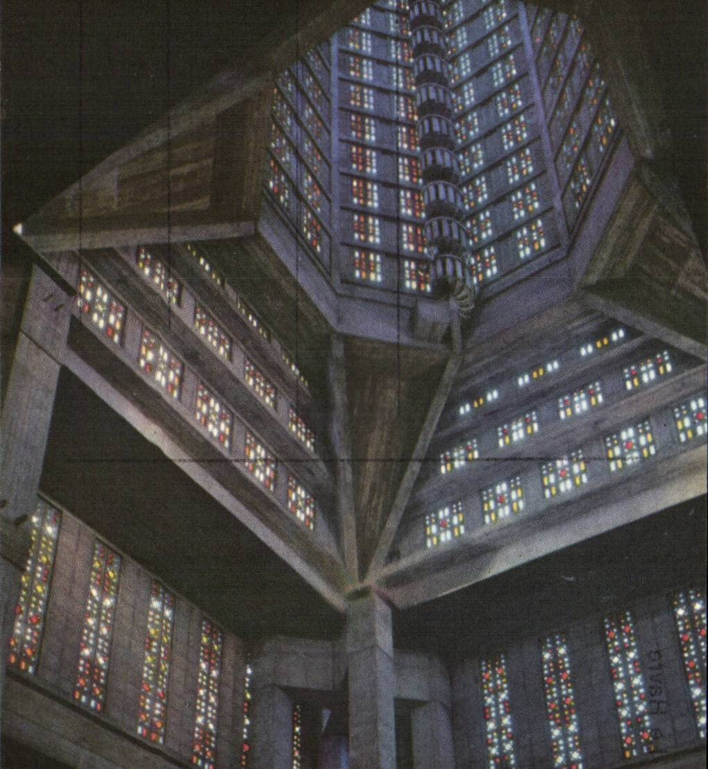 CPA Le Havre Eglise St Joseph Vue interieure