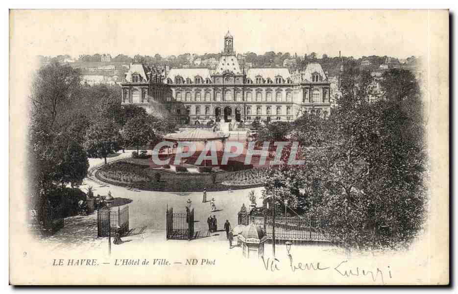 CPA Le Havre L'hotel de ville