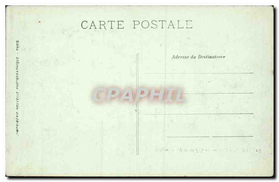 CPA Le Havre Le cap de la Have — Rückseite