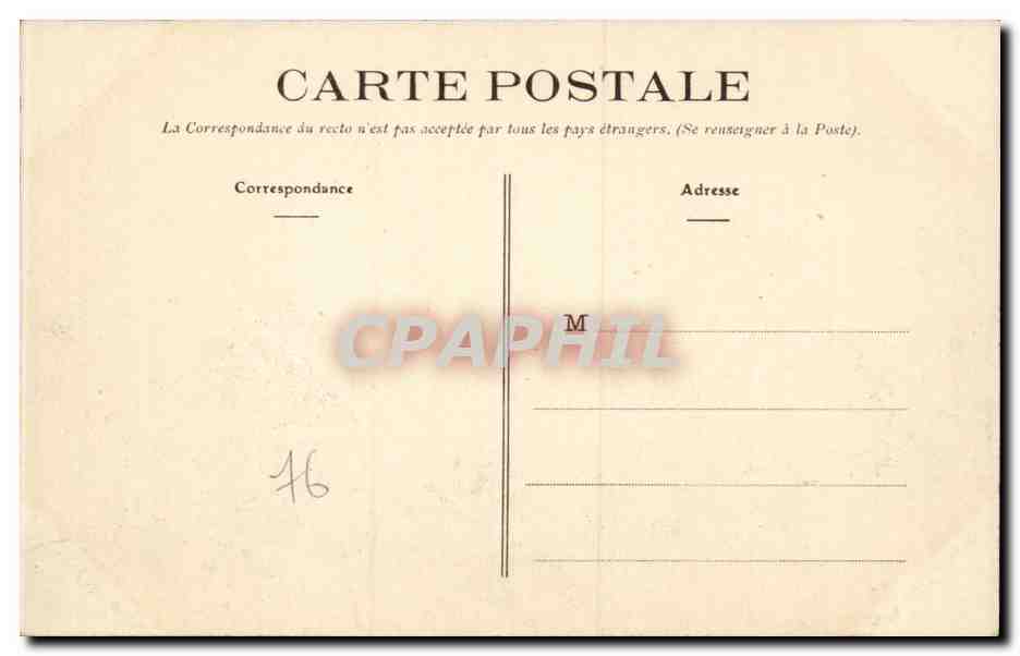 CPA Le Havre Ste Adresse Villas sur la falaise Rue dEsire Dehors — Rückseite