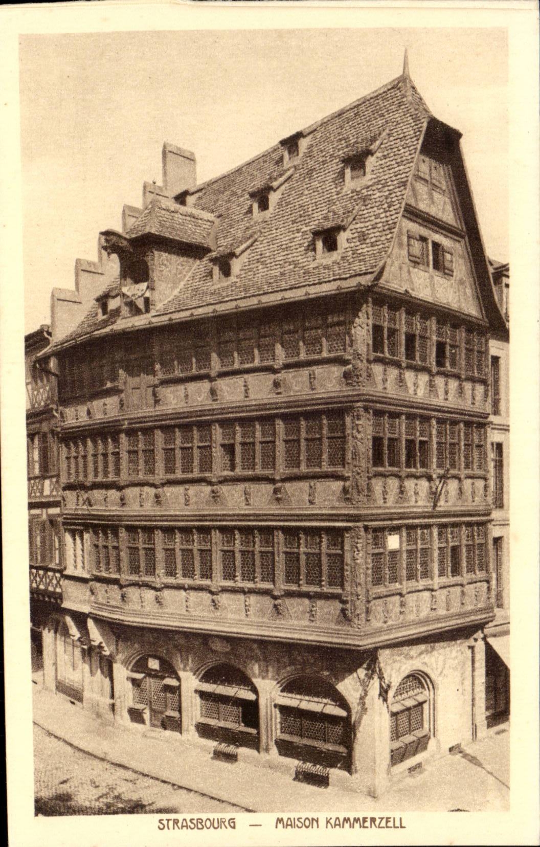 CPA Strasbourg Maison Kammerzell