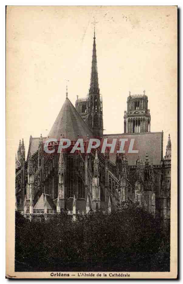 CPA Orleans L'abside de la cathedrale