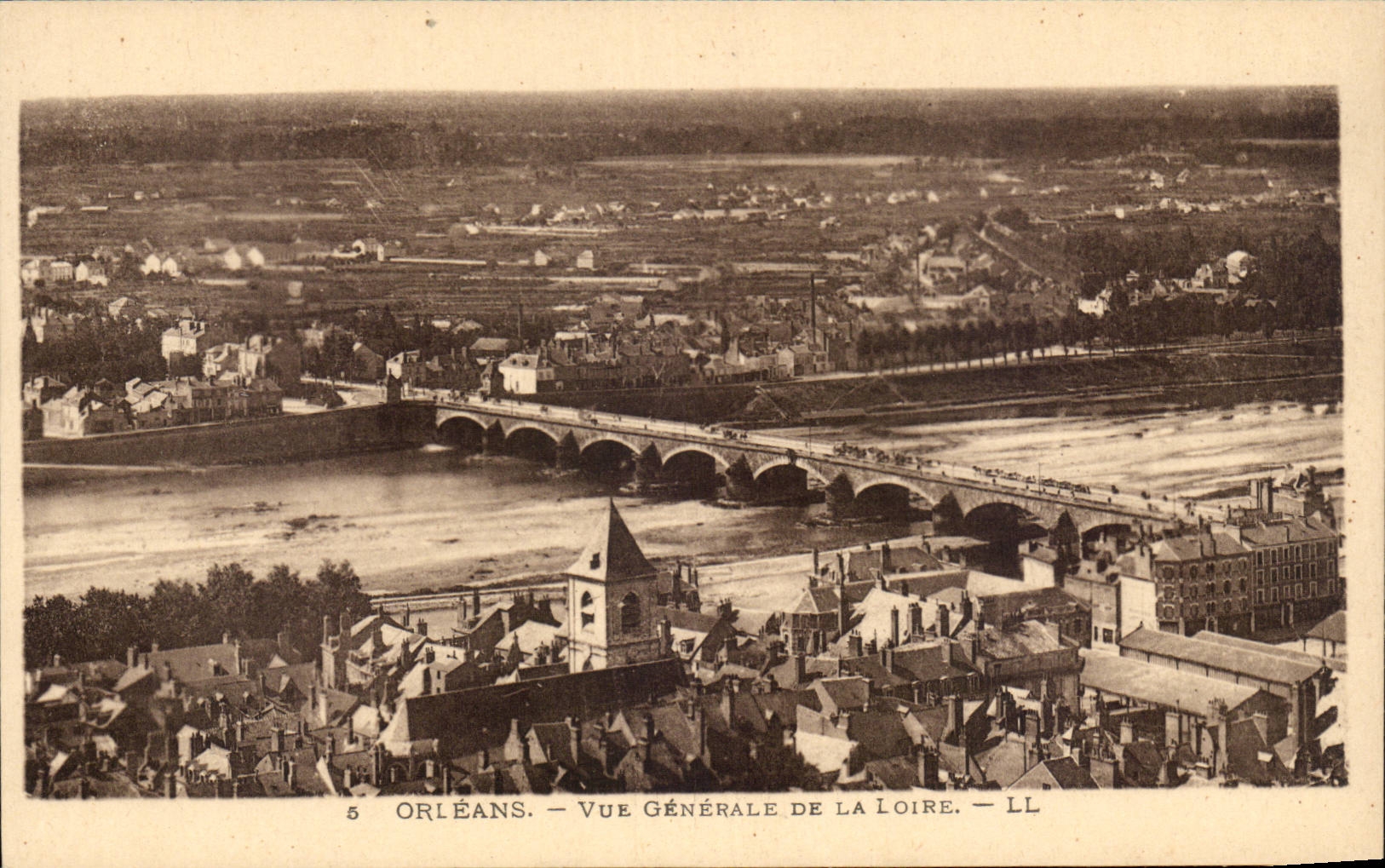 Orléans — Vue Générale de la Loire — LL