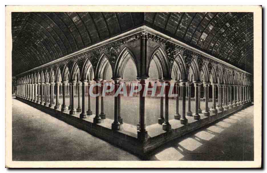 Abbaye du Mont-Saint-Michel — Le Cloître — Éditeur : Monuments Historiques, Paris
