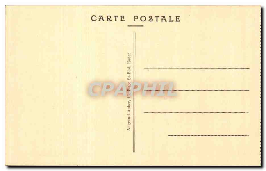 CPA Rouen la cathedrale — Verso