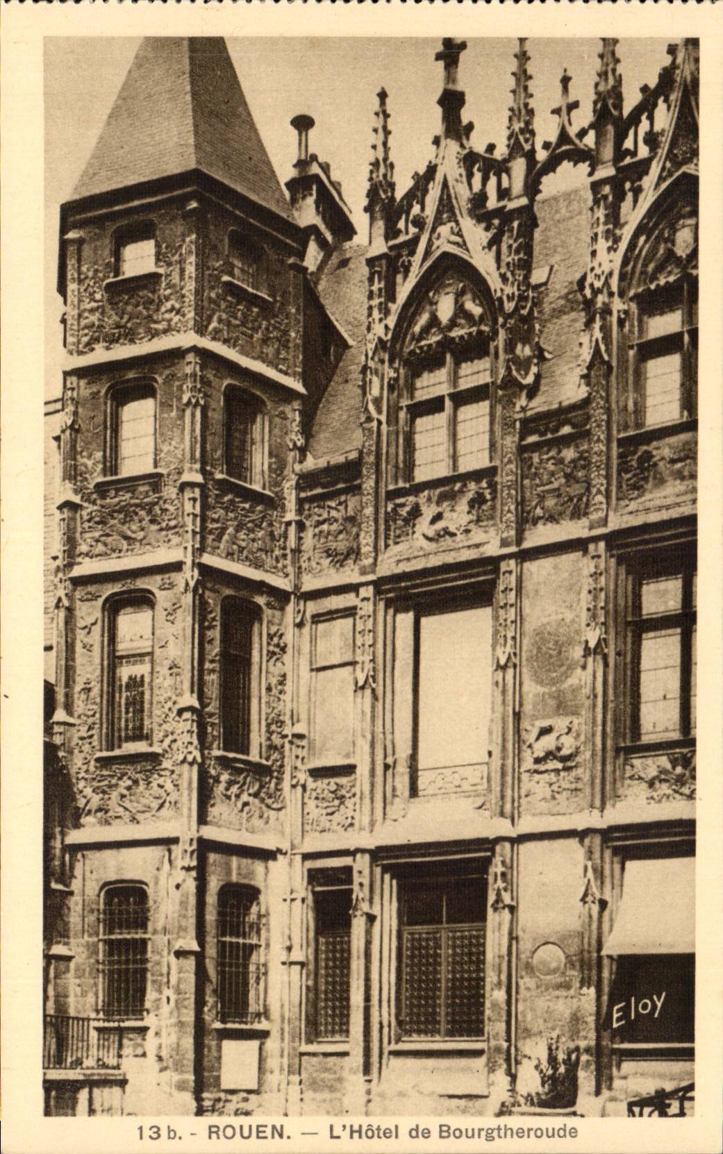 CPA Rouen Hotel de Bourgtheroude