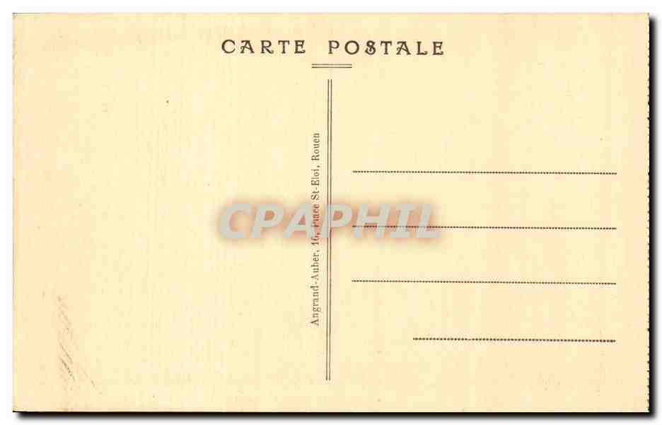 CPA Rouen Quai de Paris  — Rückseite