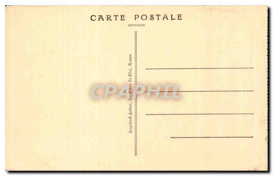 CPA Rouen Vue generale sur la rive droite — Rückseite