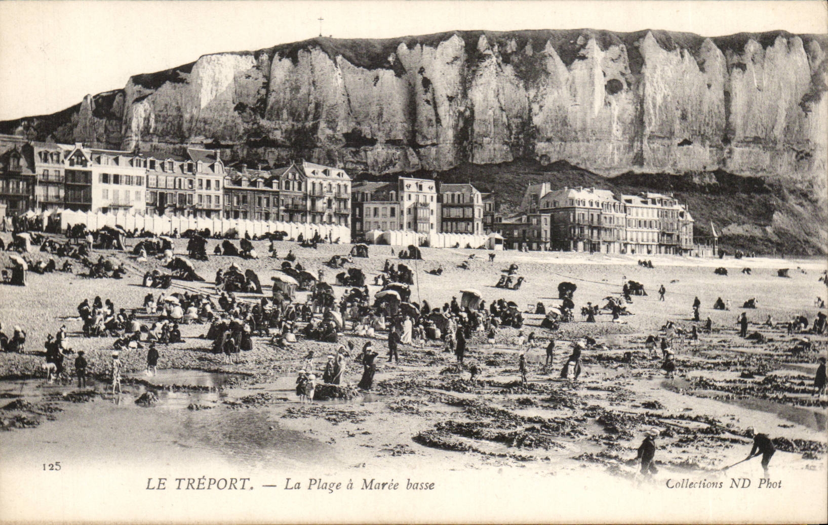 CPA Le Treport La plage a maree basse