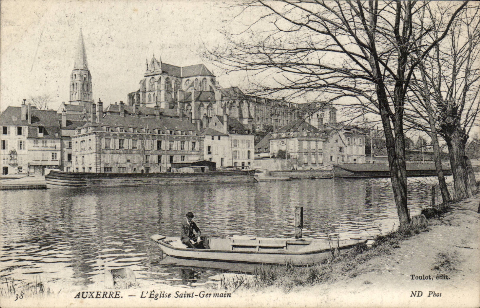 CPA Auxerre Eglise Saint Germain