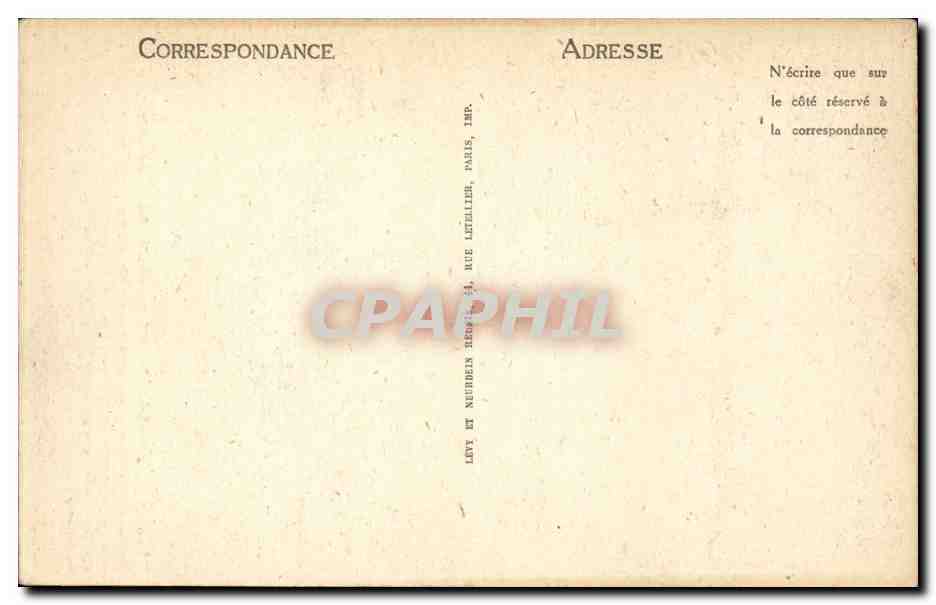 CPA Auxerre Tour de l'horloge — Rückseite