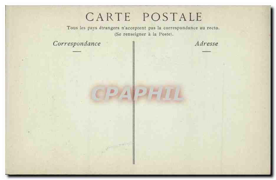 CPA Auxerre La prefecture — Rückseite