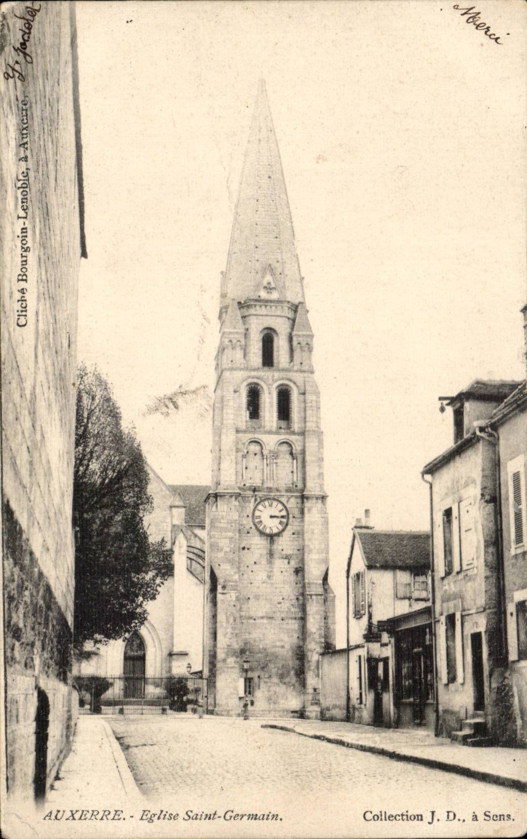 CPA Auxerre Eglise Saint Germain