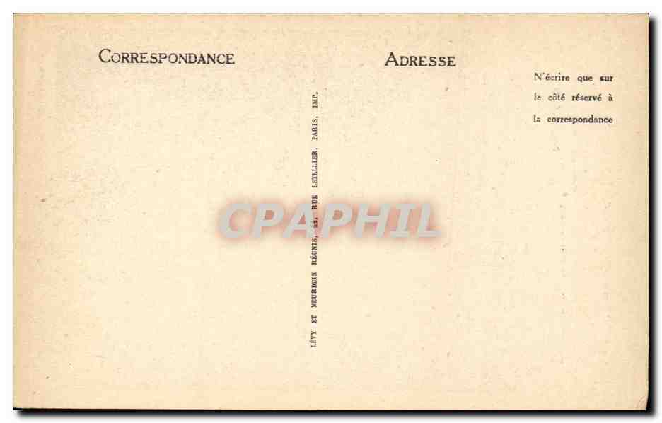 CPA Auxerre La Prefecture Colonnes romaines — Rückseite