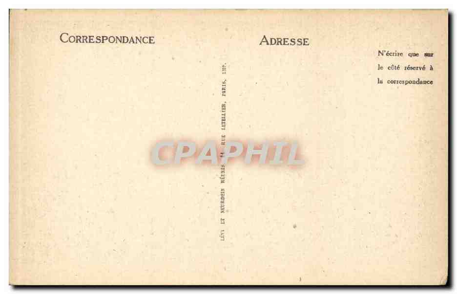 CPA Auxerre La prefecture Ancien palais episcopal — Rückseite