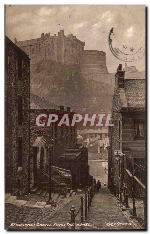 CPA Scotland Ecosse Edinburgh castle from the vennel