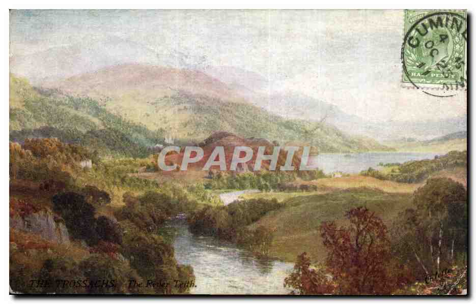 CPA Scotland Ecosse The river Teith Rudn through Loch Katrine Achray