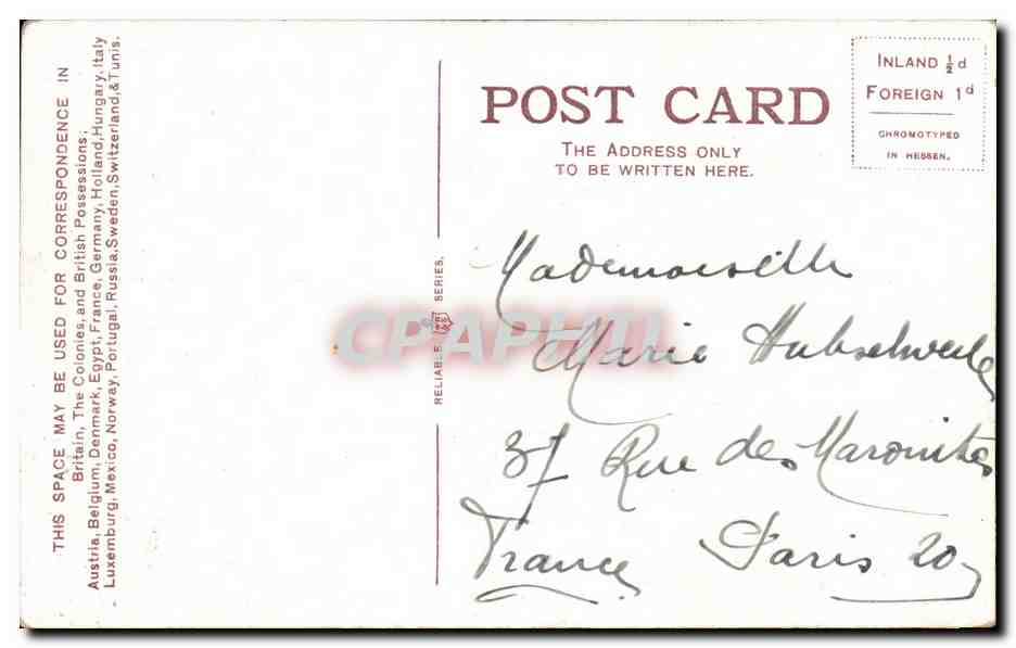 Trossachs Hotel and Ben Venue — vue lacustre et montagneuse — Reliabox, série 200 — Reverso