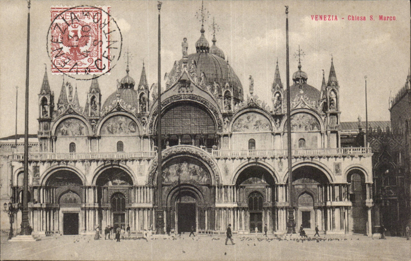 CPA Italie Italia Venezia Chiesa S Marco